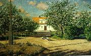 johan krouthen familjen svenfelts villa i ljungsbro Germany oil painting artist